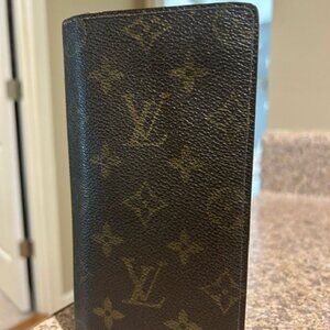 Louis Vuitton Vintage Monogram Checkbook CT1910 made in France